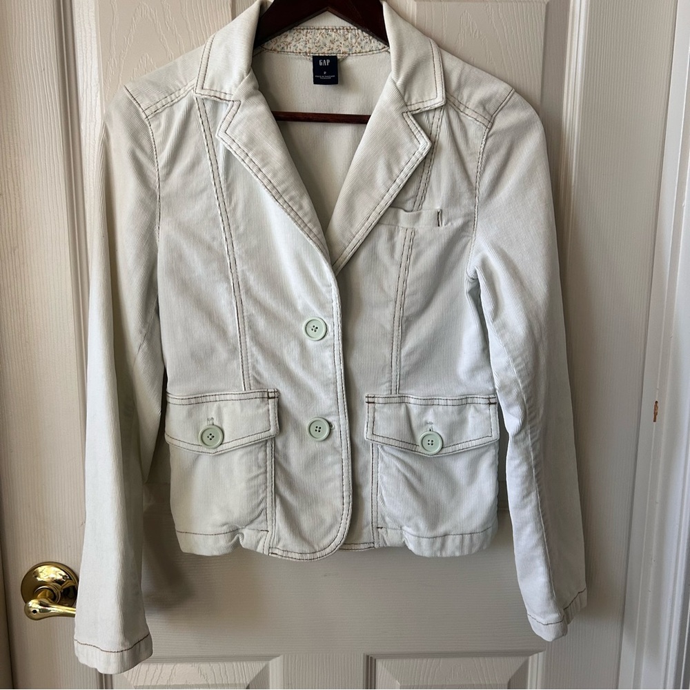 Vintage Y2K GAP Corduroy Blazer, Fall Autumn